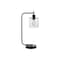 Monarch Specialties Lighting, 20 in.H, Table Lamp, Usb Port, Black Metal, Glass Shade, Modern I 9637 - alternate 5
